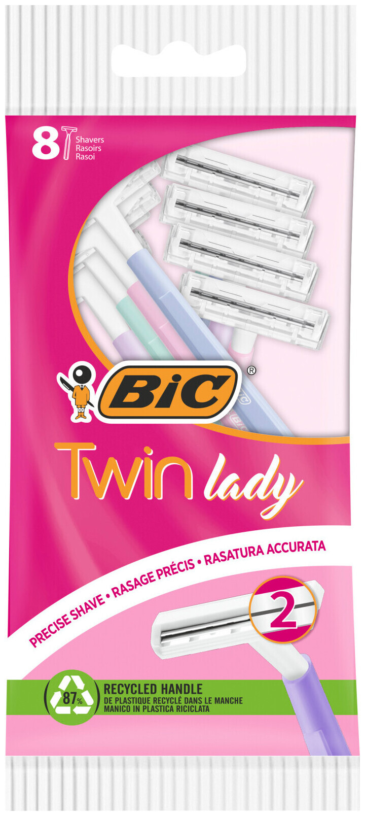 Bic Twin Lady Einwegrasierer 8 Stück