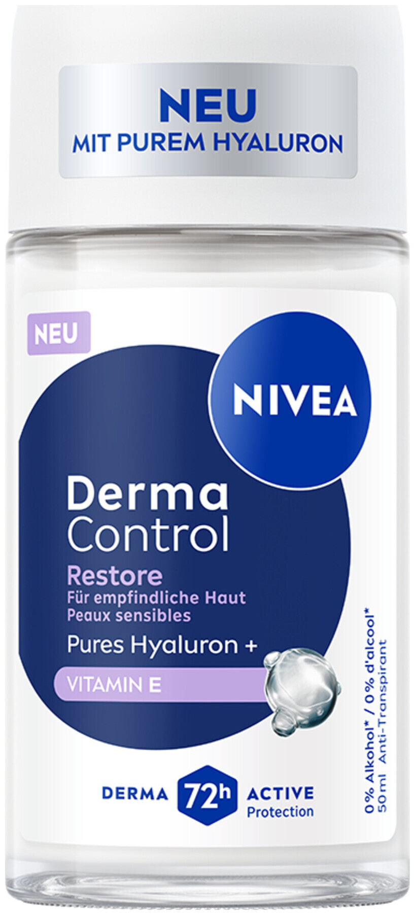 Image of Nivea Deo Derma Control Restore Roll-on Female (50 ml)