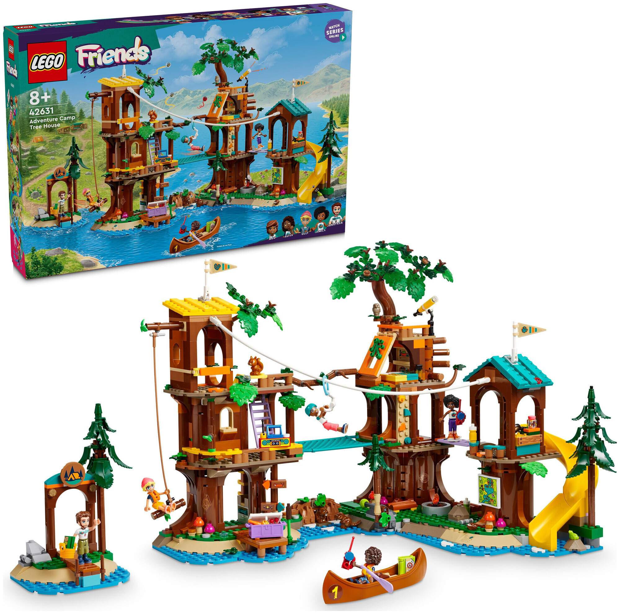 Lego Friends Lego Friends 42631 Baumhaus im Abenteuercamp