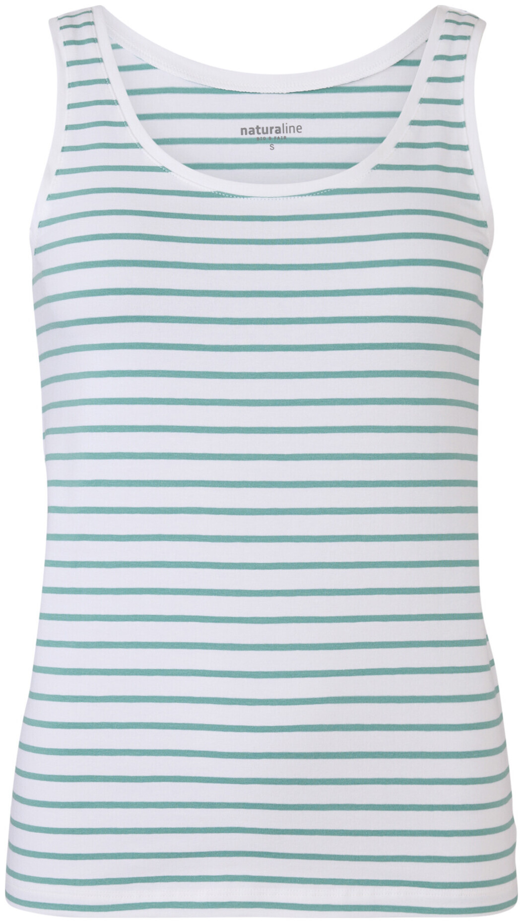 Image of Naturaline Textil Naturaline Damen Top weiss/türkis L