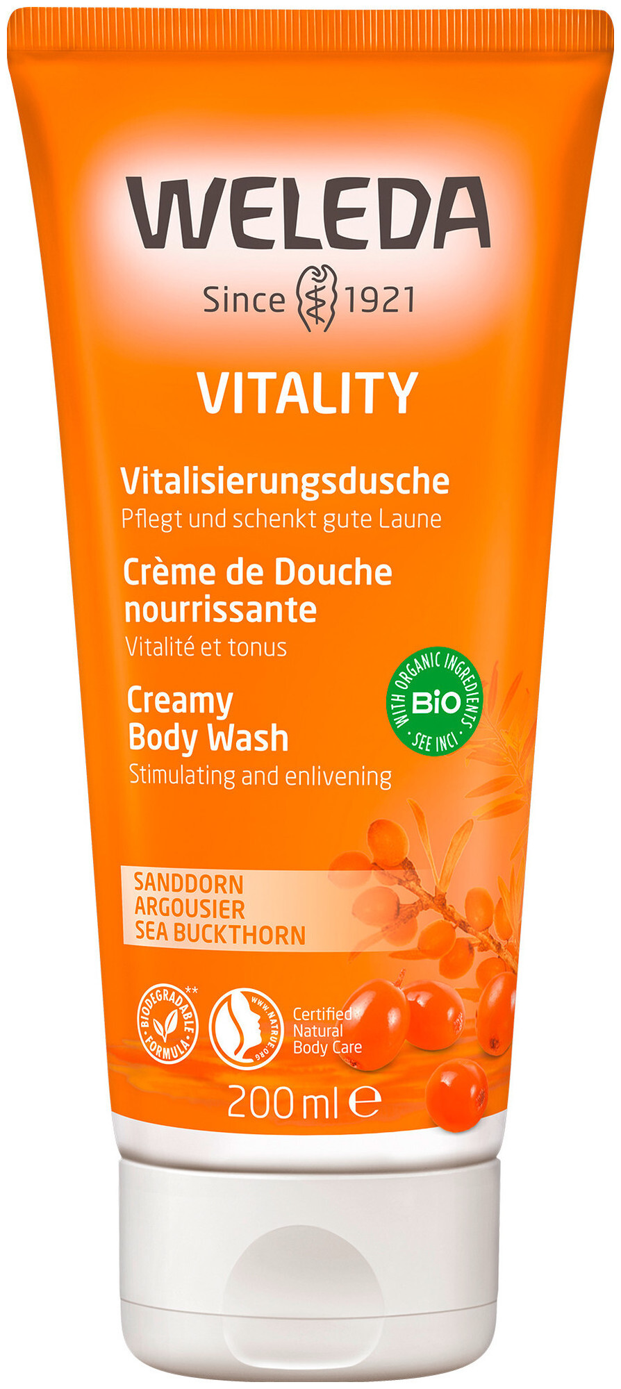 Image of Weleda Vitality Vitalisierungsdusche Sanddorn