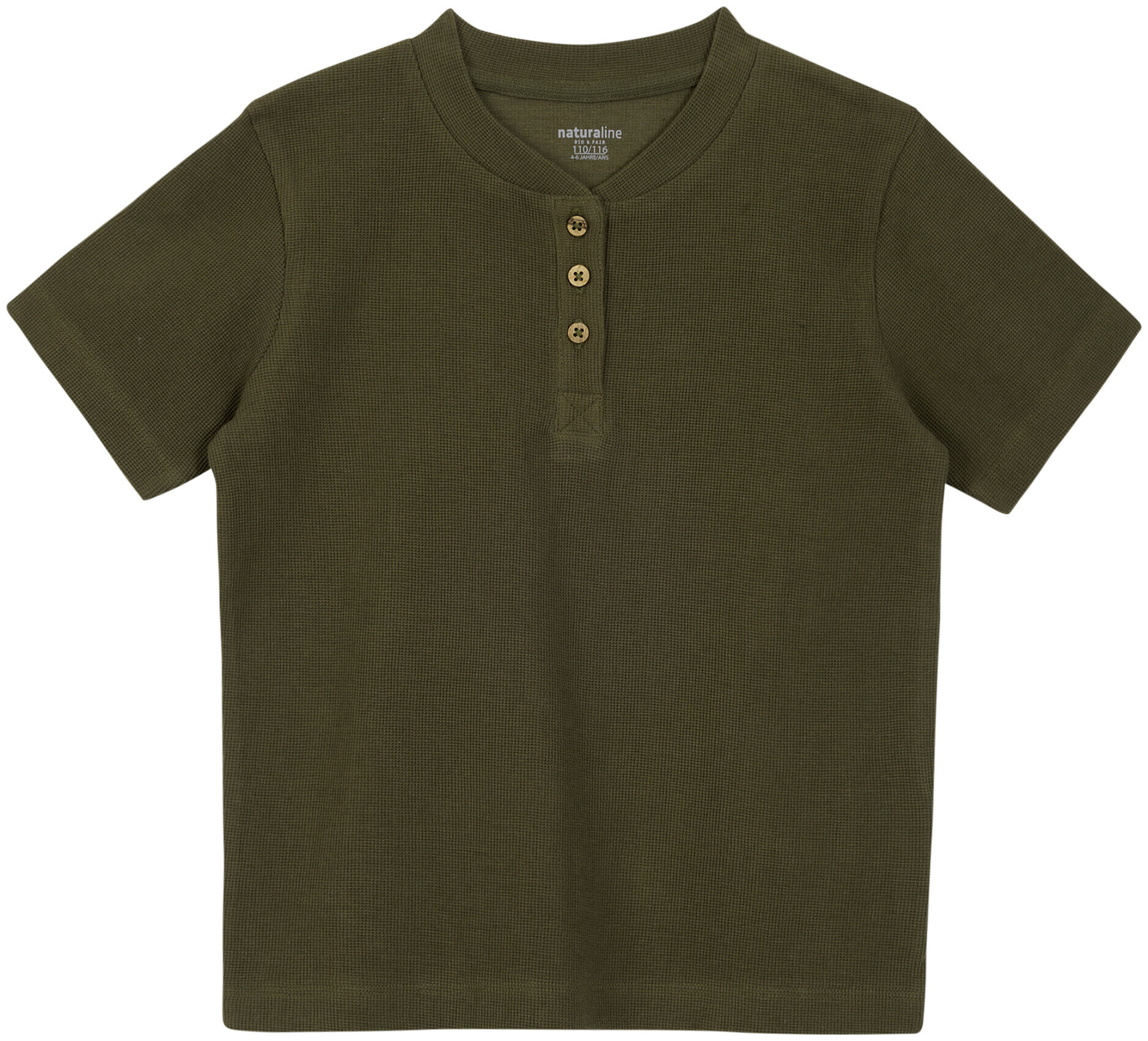Naturaline Textil Naturaline T-shirts Olive 98/104