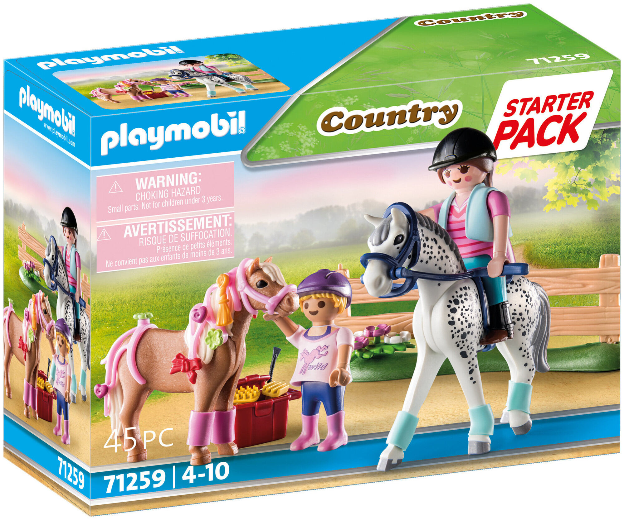 Image of Playmobil 71259 Starter Pack Pferdepflege