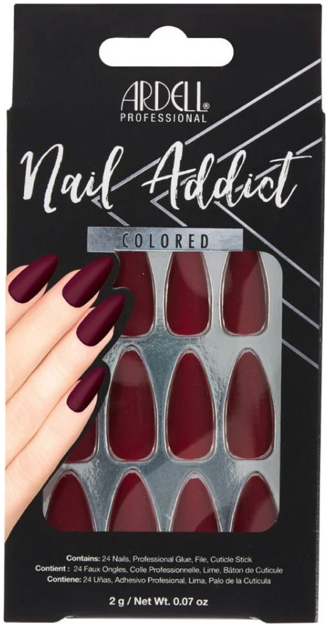 Image of Ardell Nail Addict Colored Bordeaux