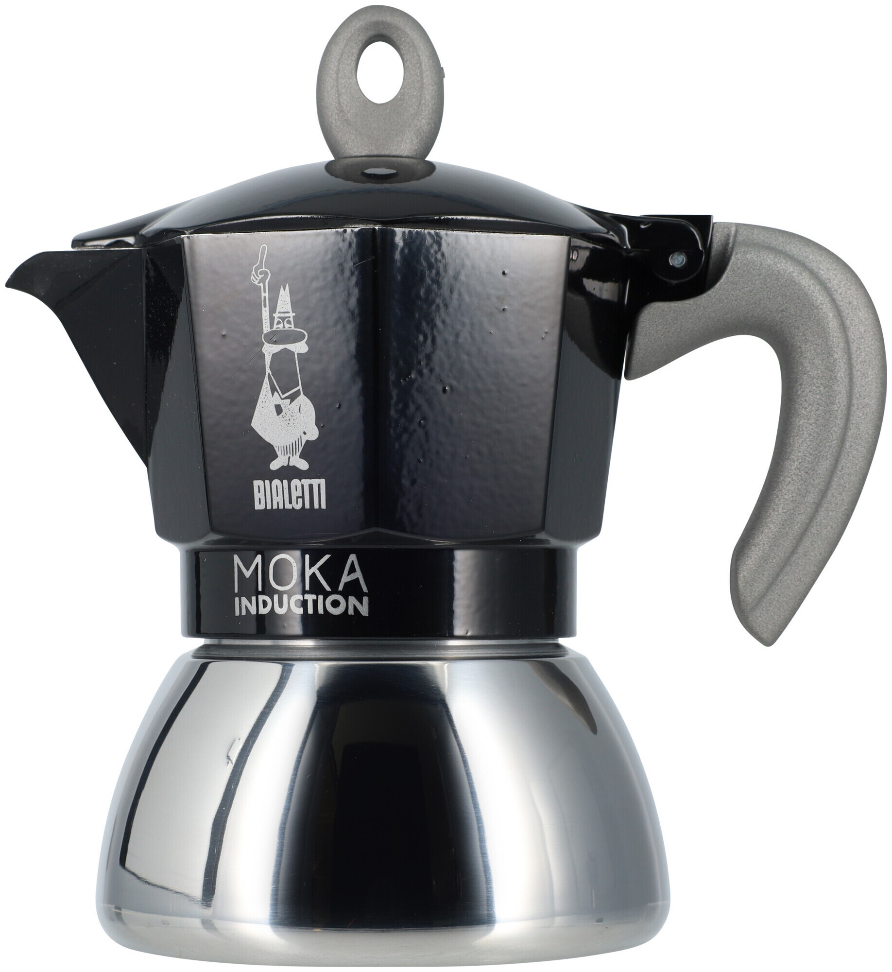 Image of Bialetti Moka Induction Espressokocher schwarz 4 Tassen