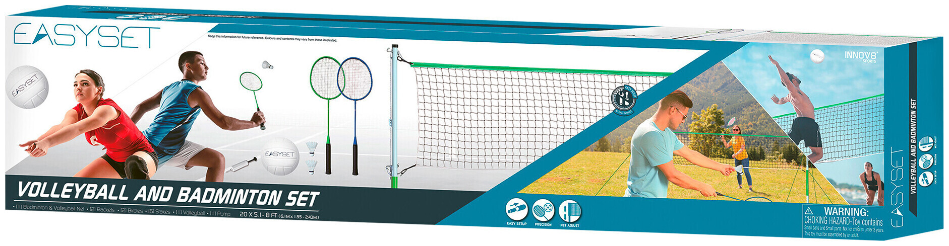 Image of Innov8 Volleyball & Badminton Spielset