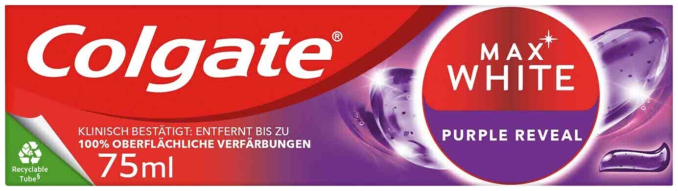 Image of Colgate Max White Purple Zahnpasta