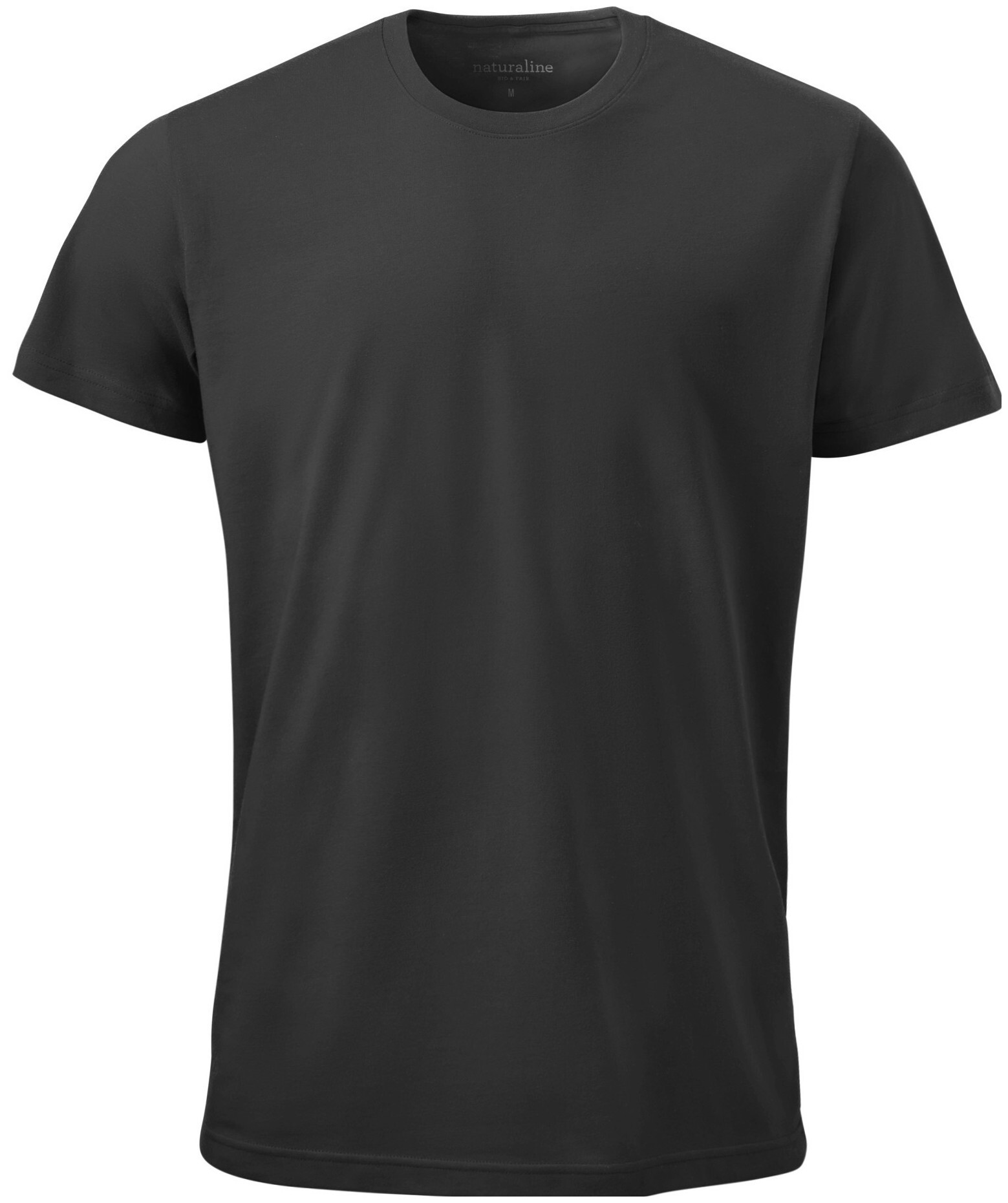 Naturaline Textil Naturaline Herren T-Shirt Kurzarm schwarz L