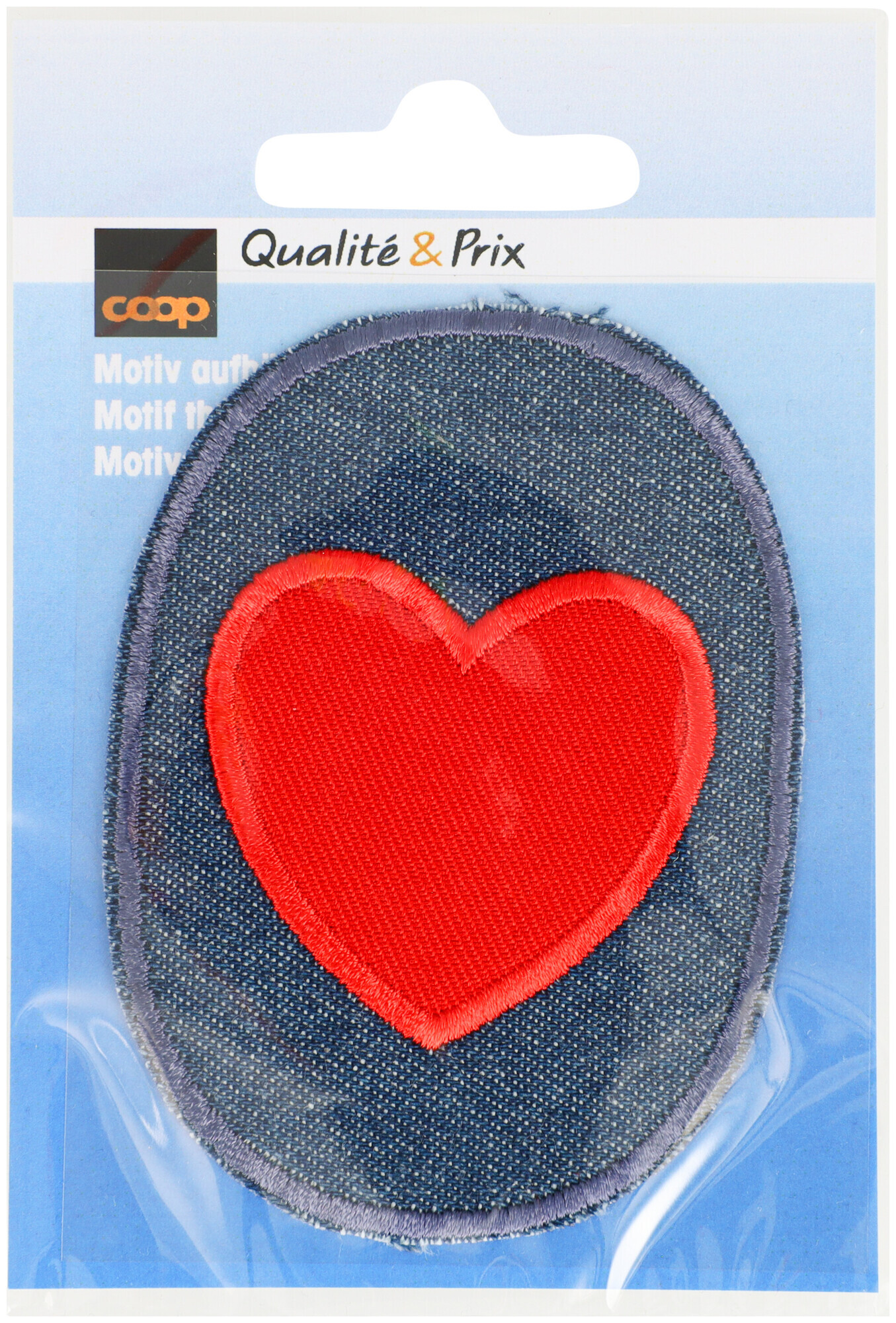 Image of Coop Applikation Herz Jeans