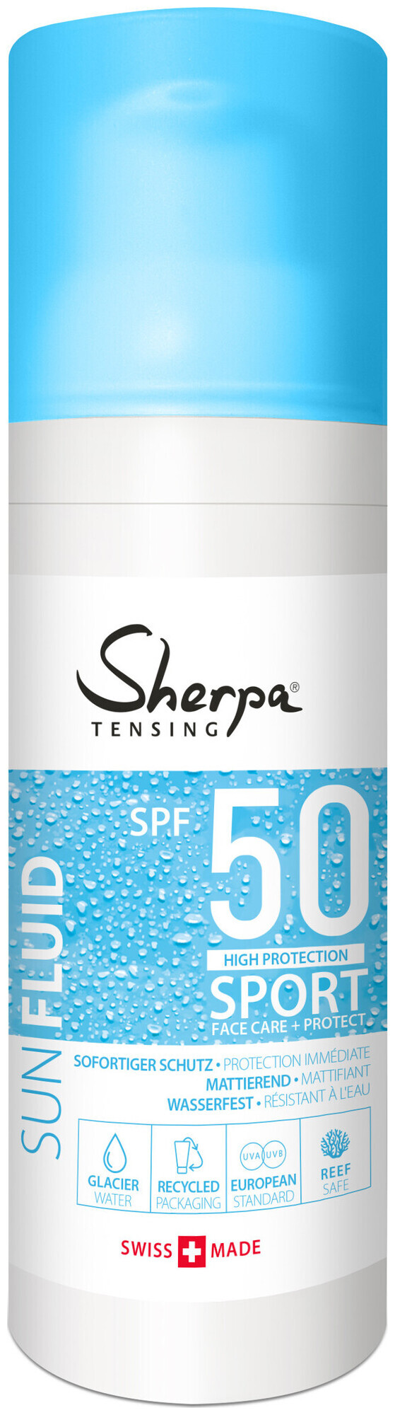 Image of Sherpa Tensing Sonnen Fluid SPF 50 Sport