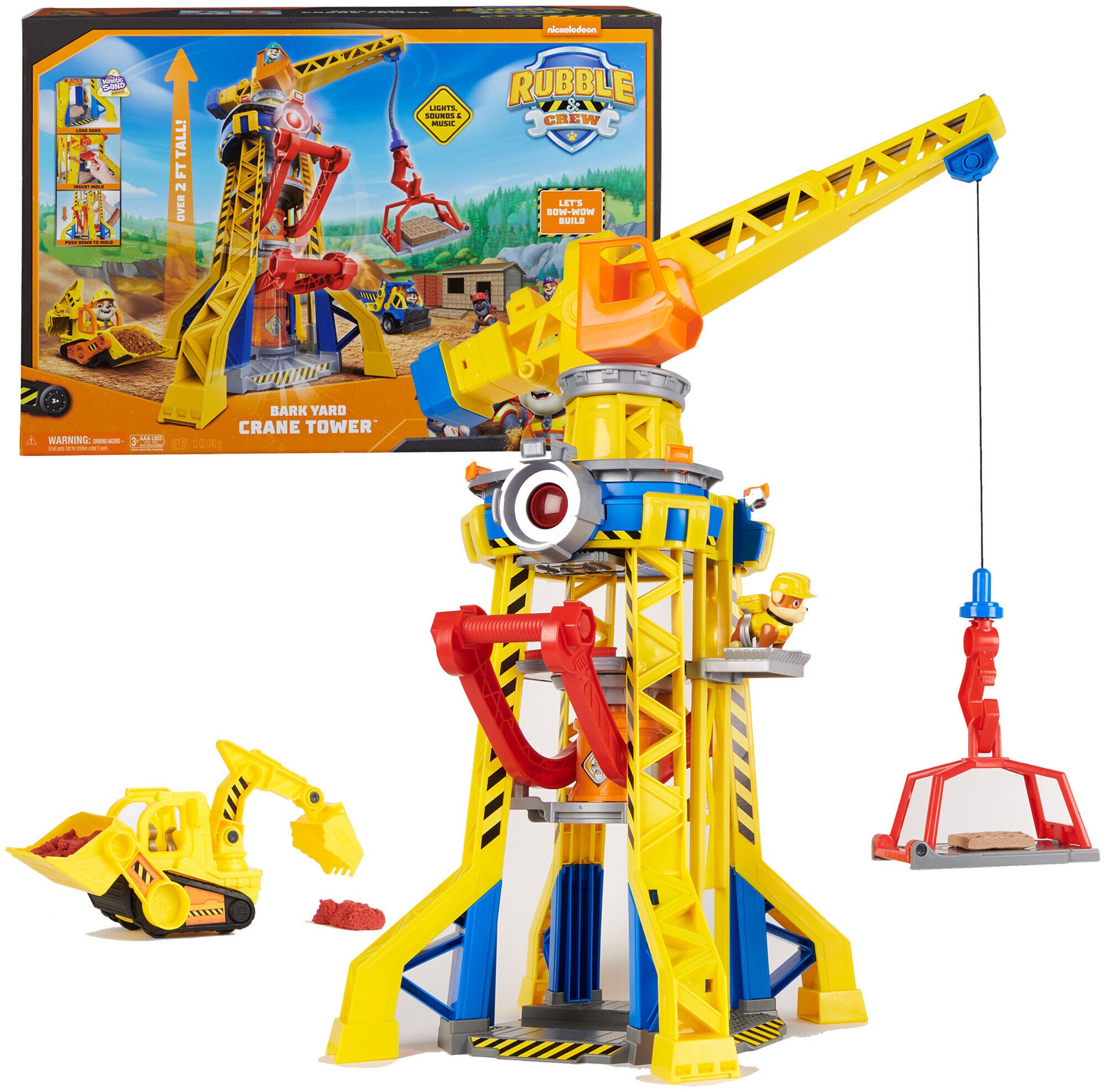 Image of Paw Patrol Rubble & Crew Bark Yard Crane