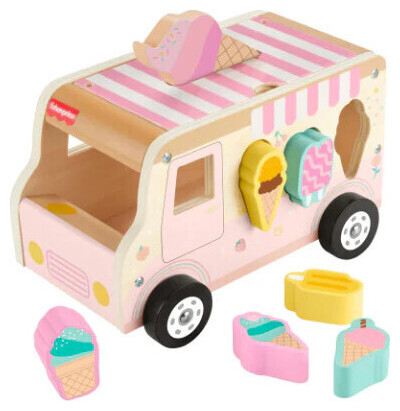 Fisher Price Fisher-Price Chariot en bois tout doux