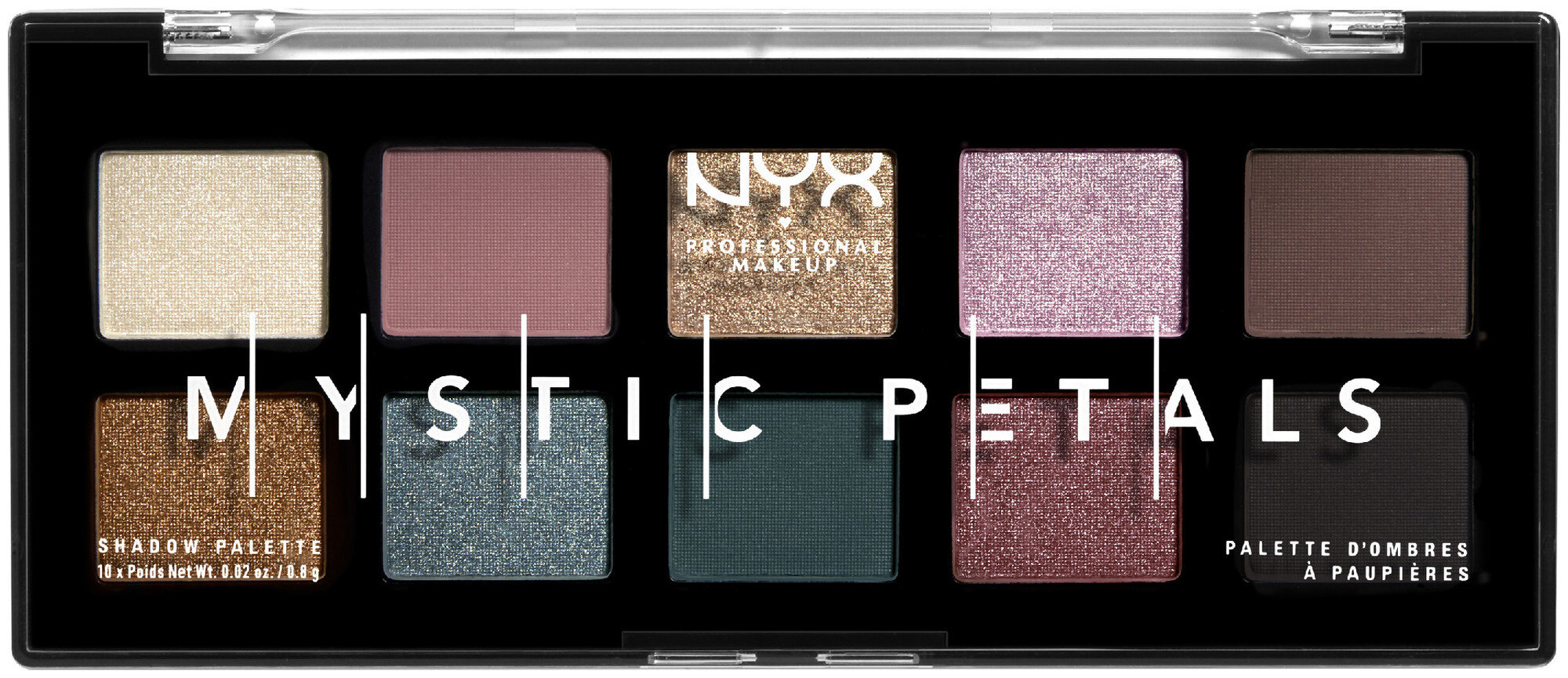 Image of NYX Professional Makeup Mystic Petals Shadow Palette, Dark Mystic