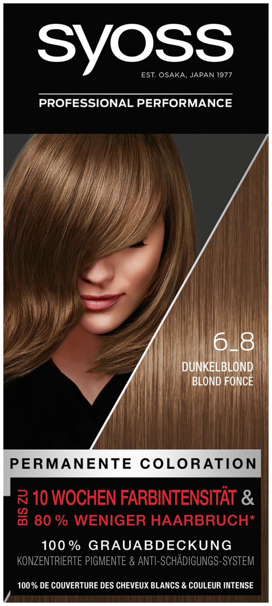 Image of Syoss Permanente Coloration 6_8 Dunkelblond 115ml