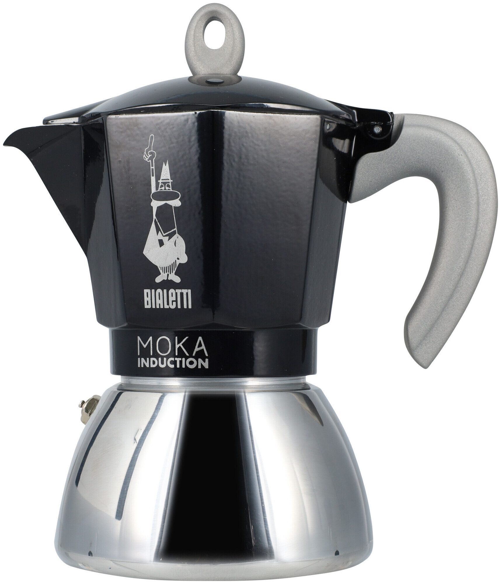 Image of Bialetti Moka Induction Espressokocher schwarz 6 Tassen