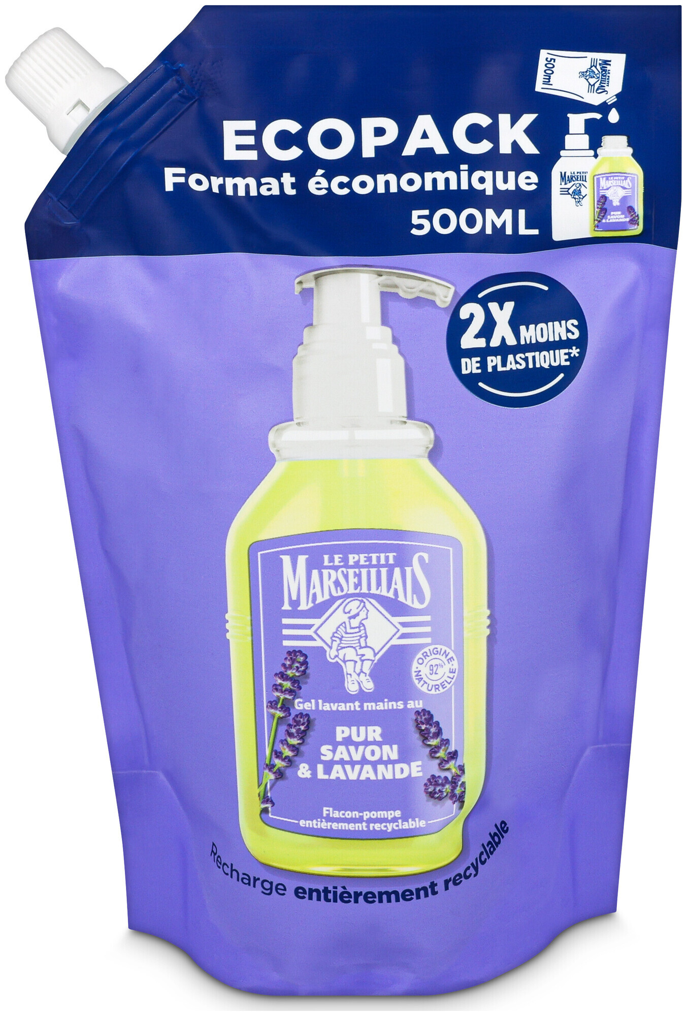 Image of Le Petit Marseillais Flüssigseife Lavendel Refill