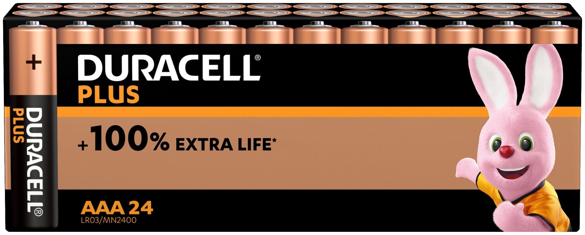 Image of Duracell Batterien Plus Aaa/Lr03 24 Stück