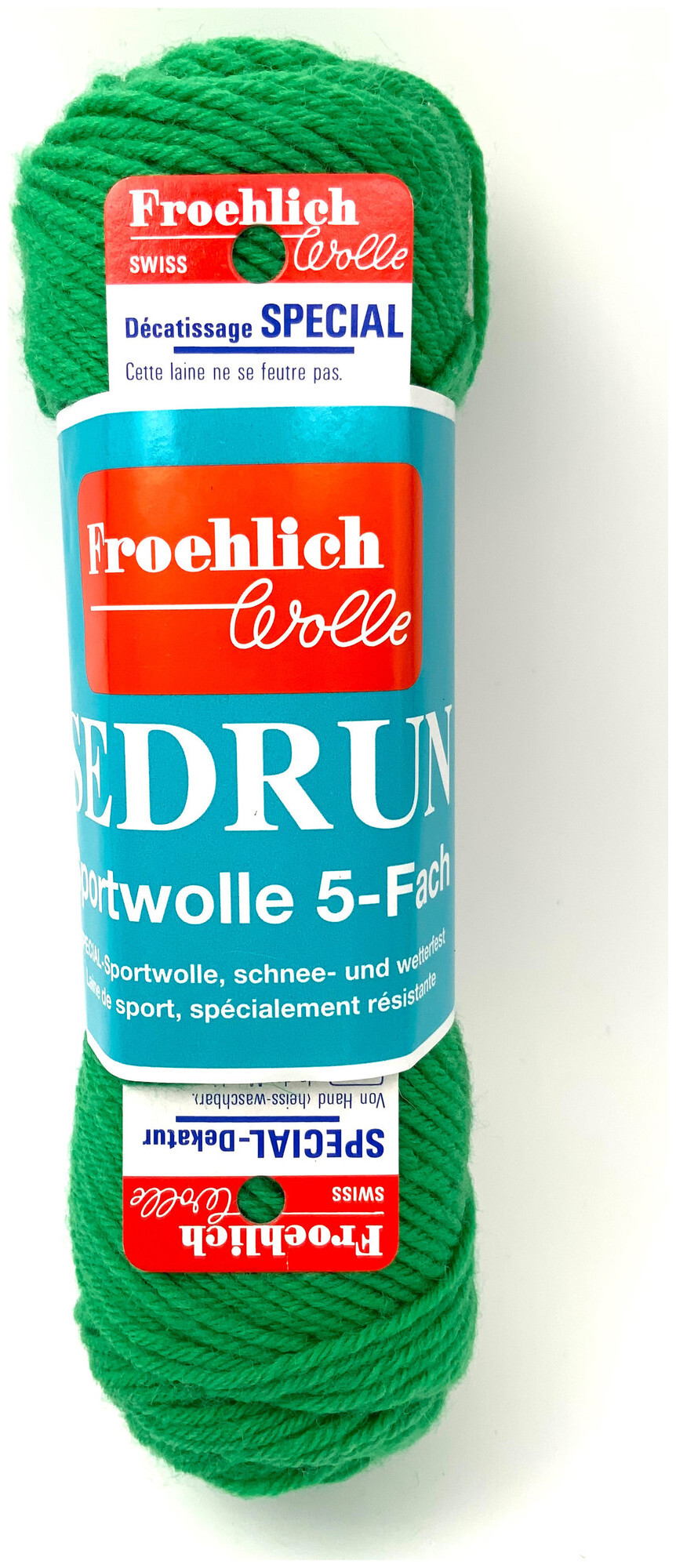 Image of Froehlich Sedrun 5526 Sportsockenwolle grün 50g