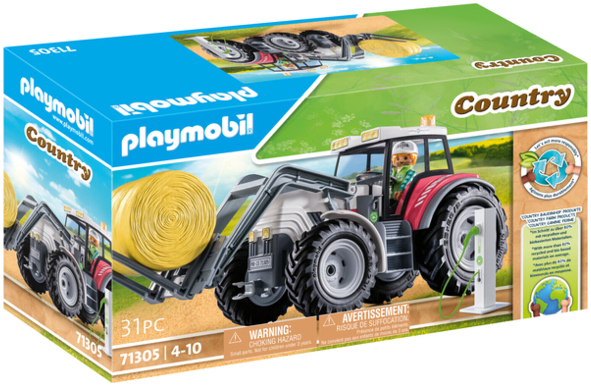 Image of Playmobil Grosser Traktor (71305)