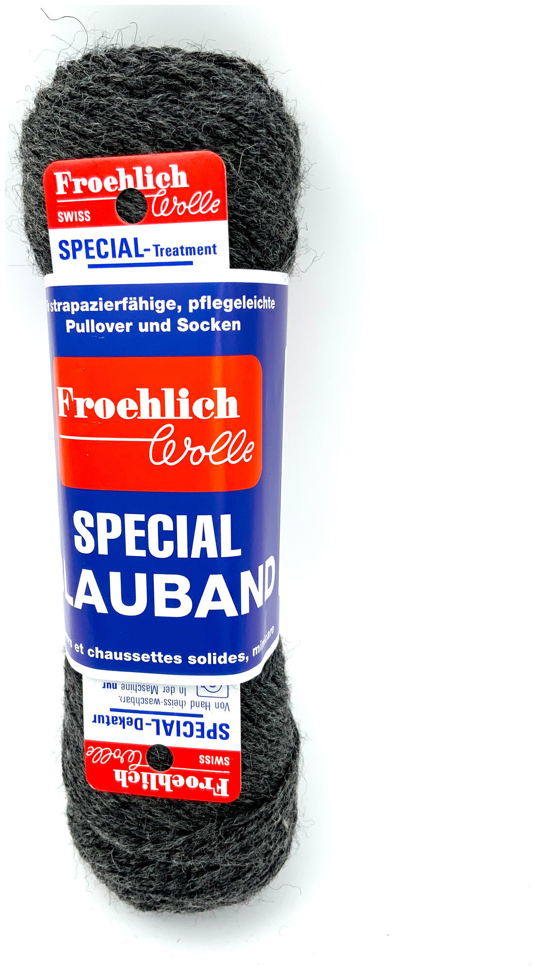 Image of Froehlich Blauband 05 Sockenwolle anthrazit mél. 50g