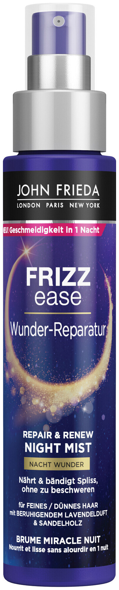 Image of John Frieda Frizz Ease Wunder-Reparatur Nacht Wunder Feuchtigkeitsspray