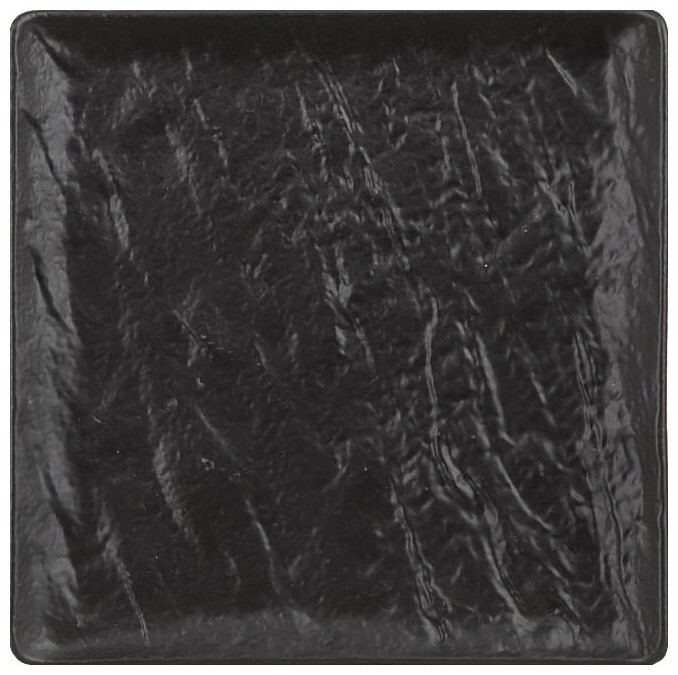 Image of Platte quadratisch schwarz 15x15cm