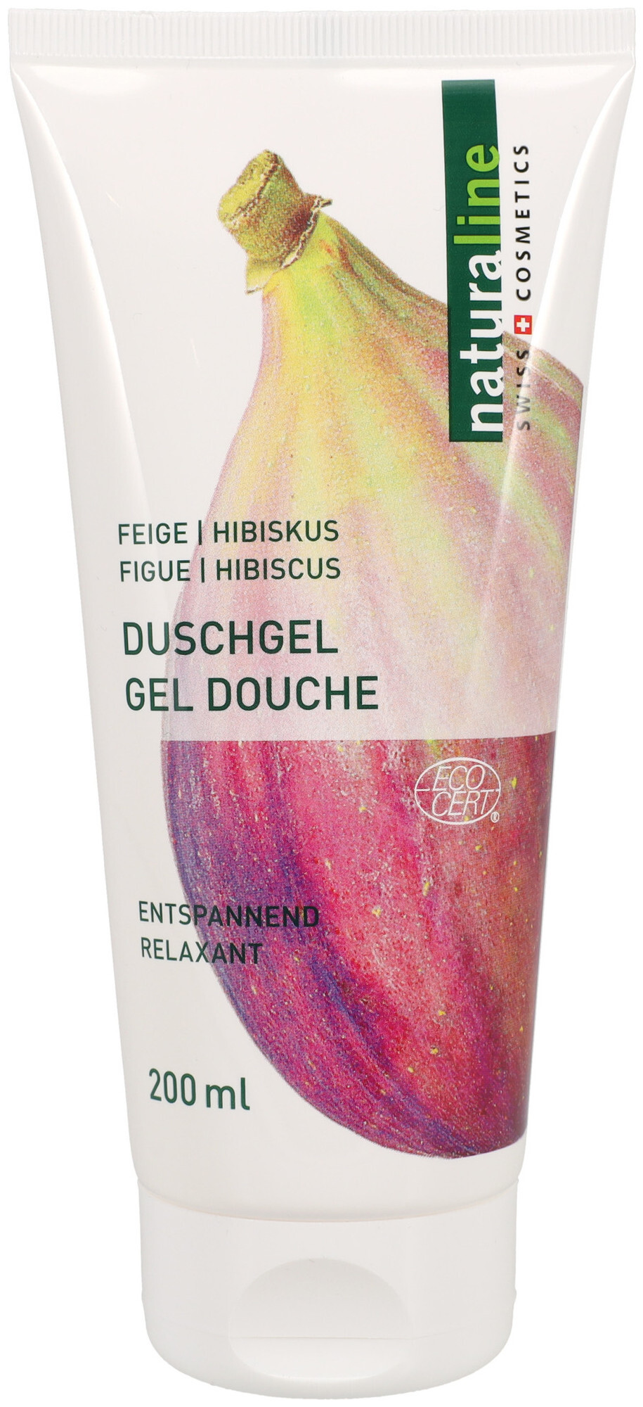 Image of Naturaline Cosmetics Naturaline Duschgel Feige & Hibiskus