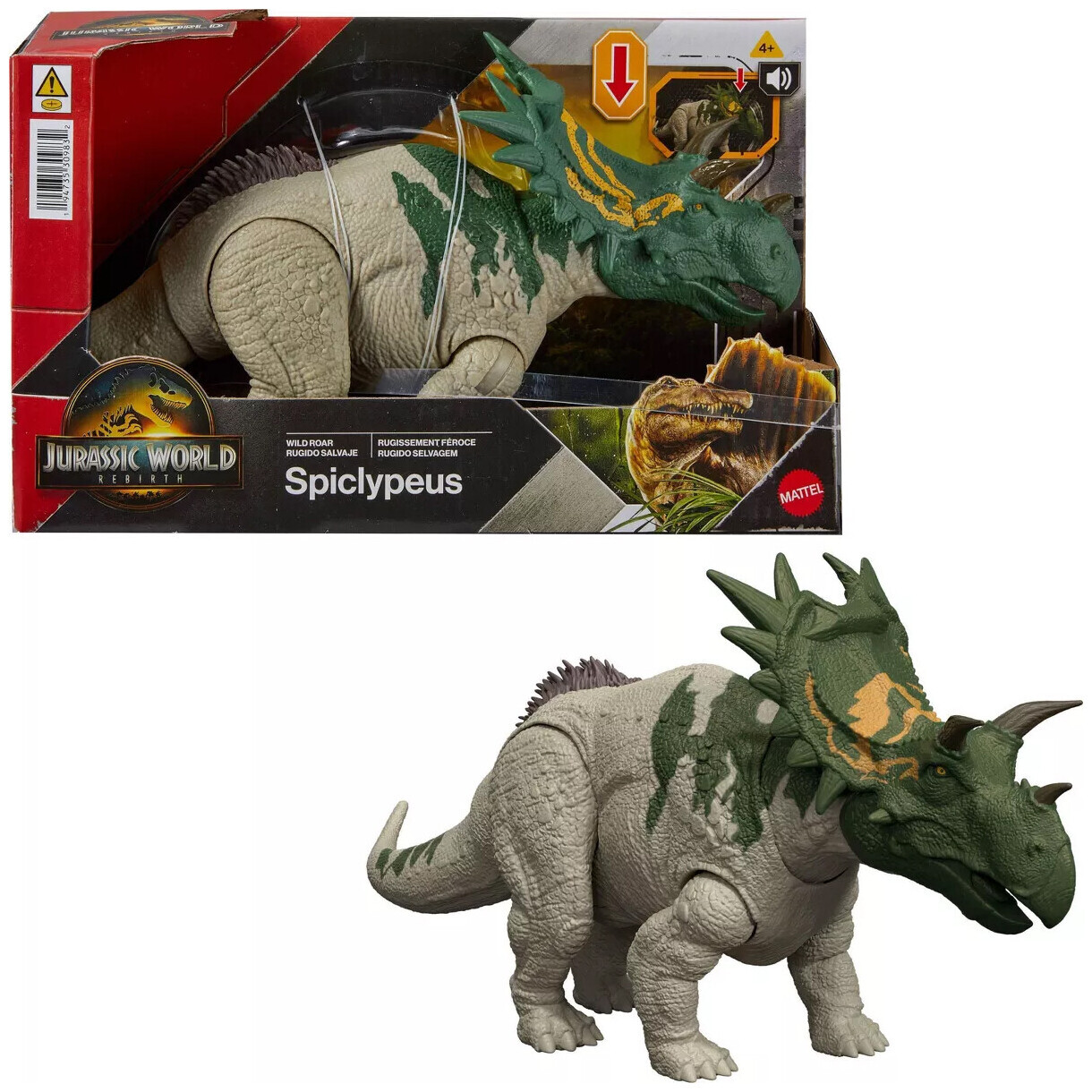Jurassic World Wild Roar Spiclypeus