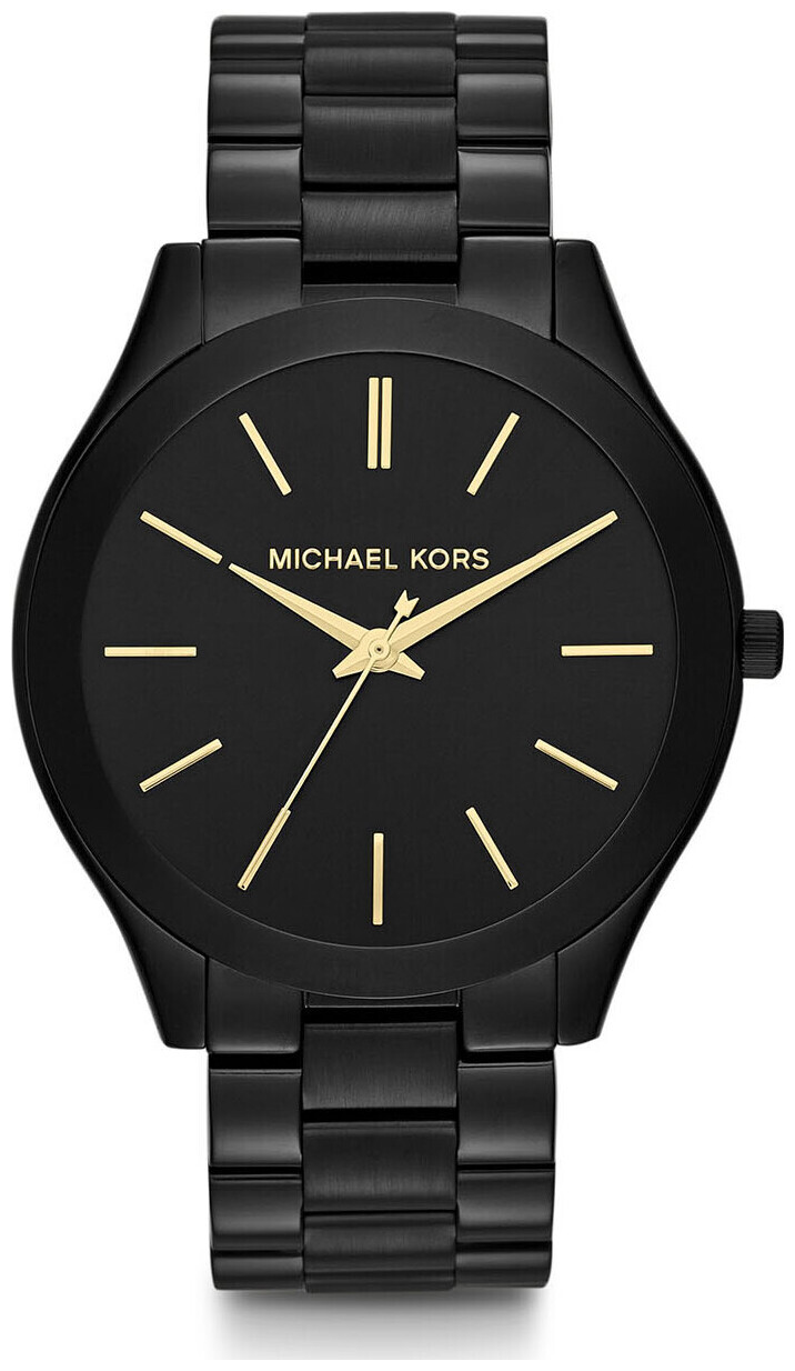 Michael Kors Uhr Slim Runway schwarz