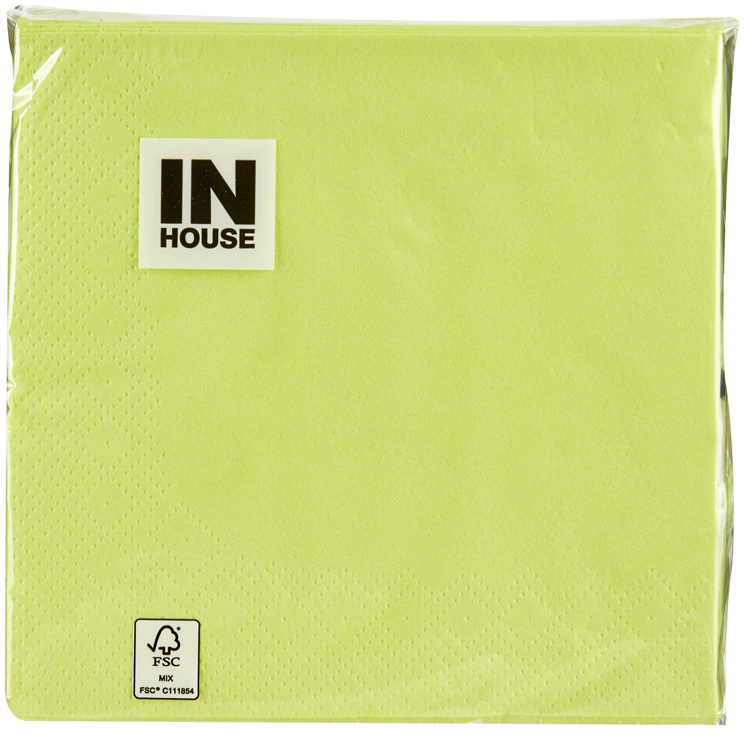 Image of Inhouse Servietten lime 24cm 30 Stück