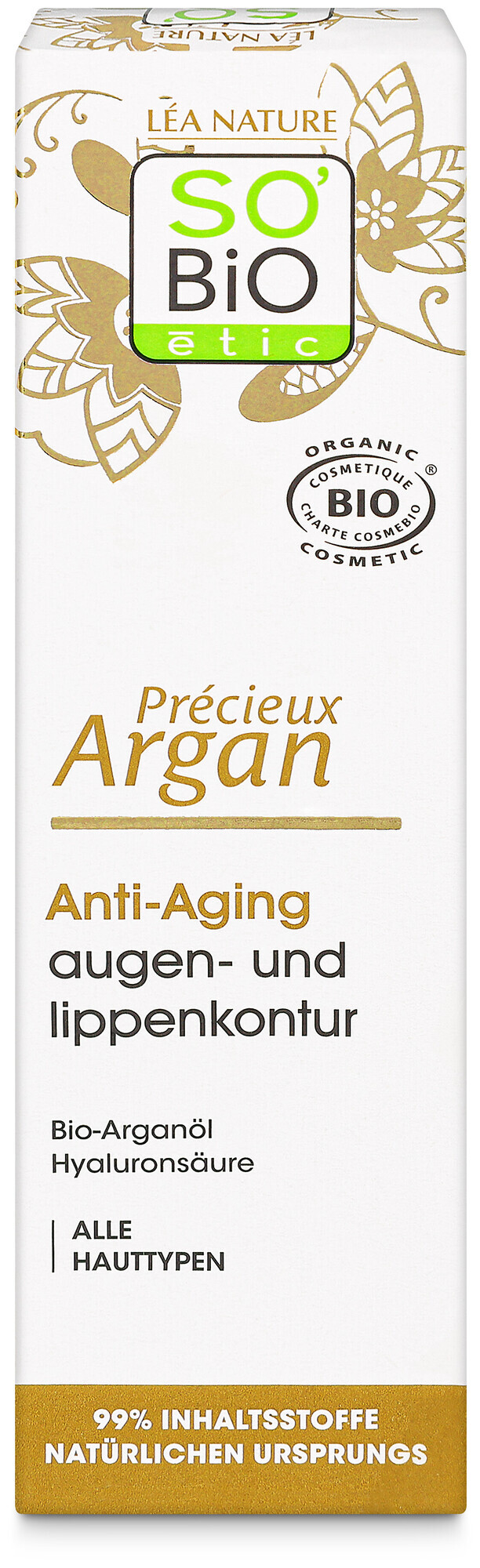 Image of LEA Nature So’bio Etic SO BiO étic Précieux Argan Anti-Aging Augen- und Lippenkontur Bio-Arganöl 15Ml