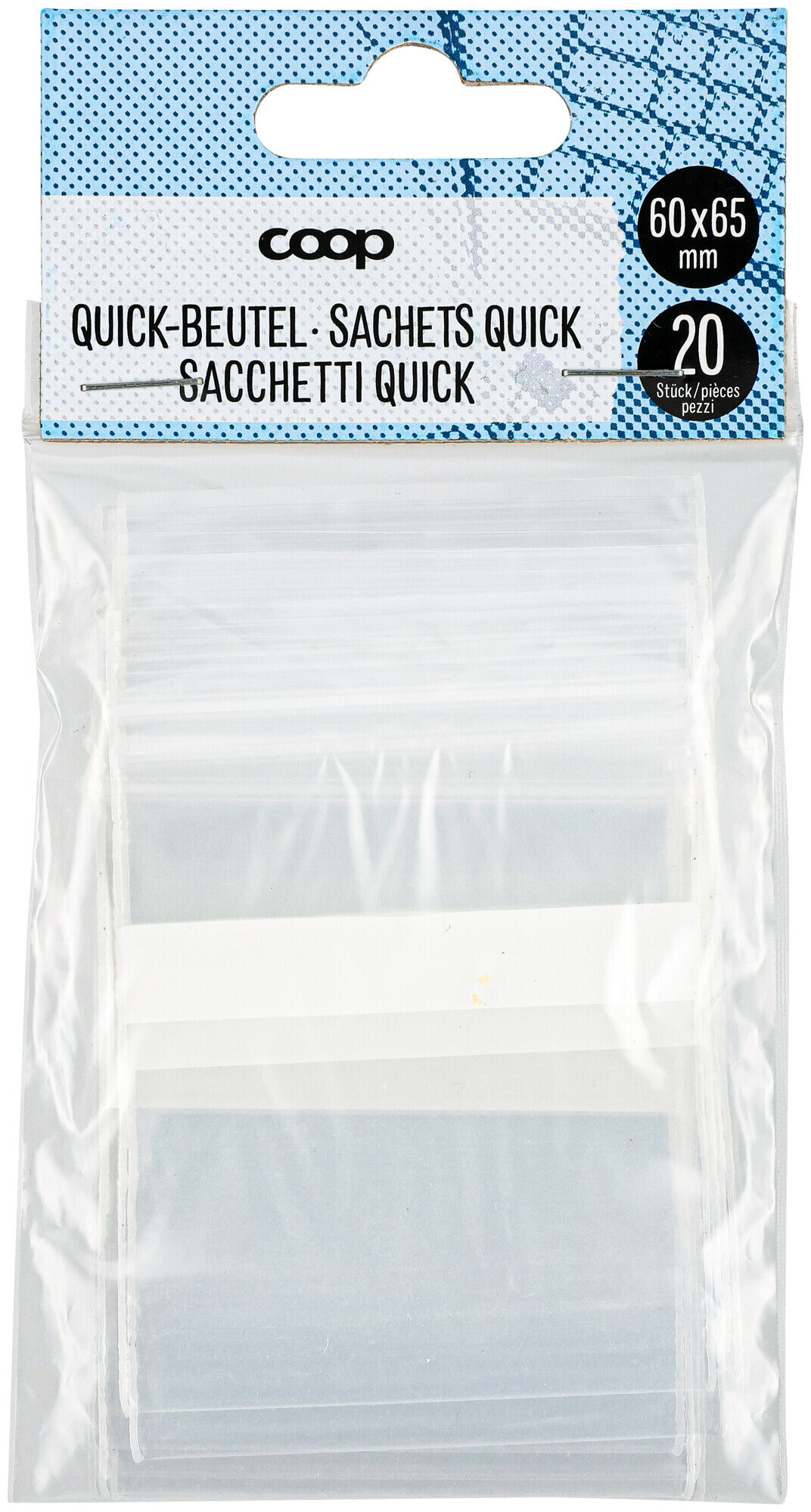 Image of Coop Quick-Beutel 60x65mm 20 Stück