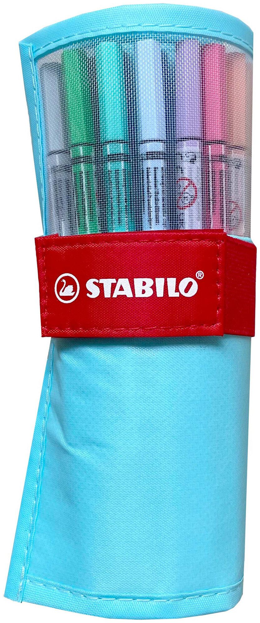 Image of Stabilo Pen 68 25er Rollerset pastell blau