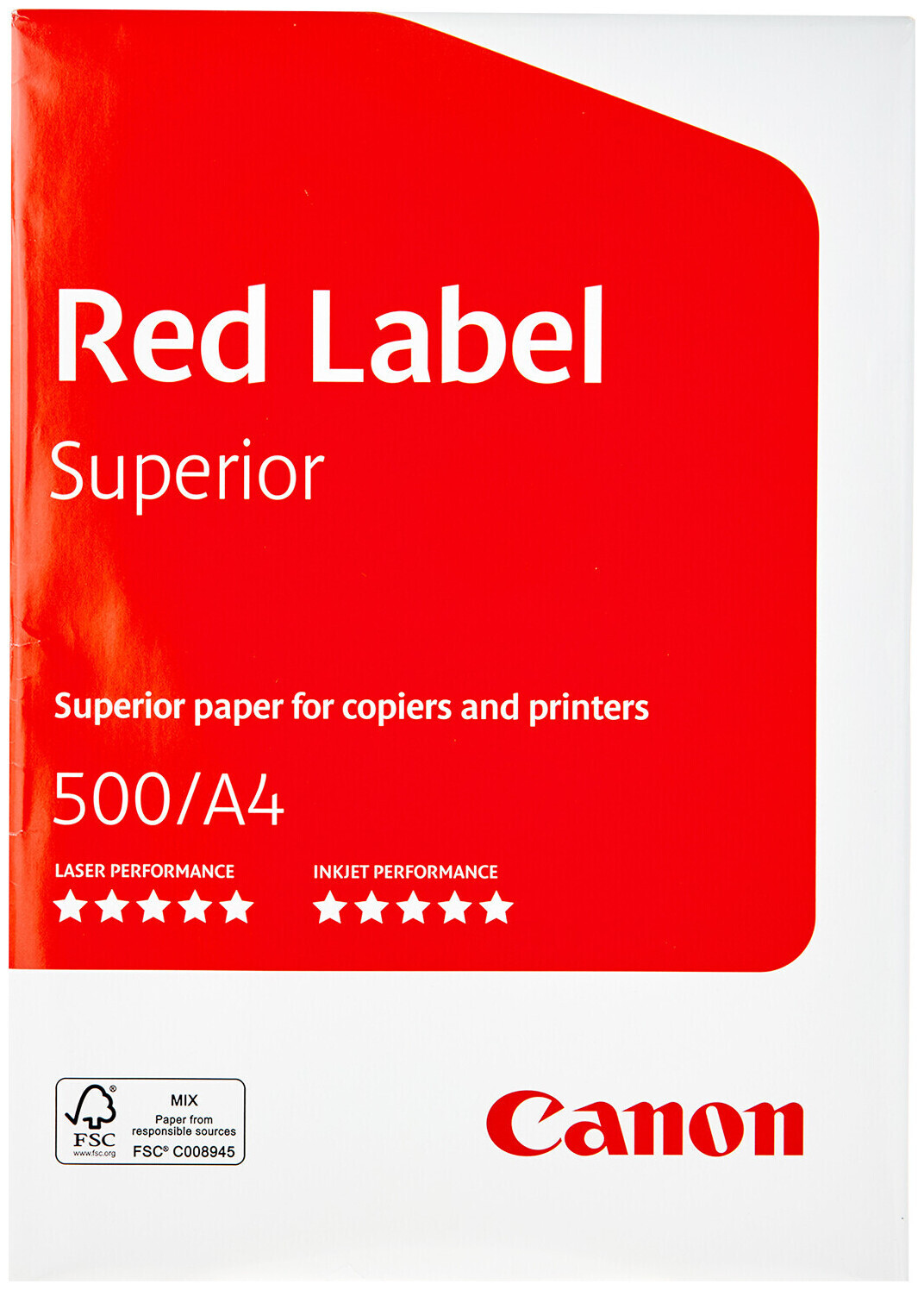 Image of Canon Red Label Superior Kopierpapier Fsc® A4 80g 500 Blatt