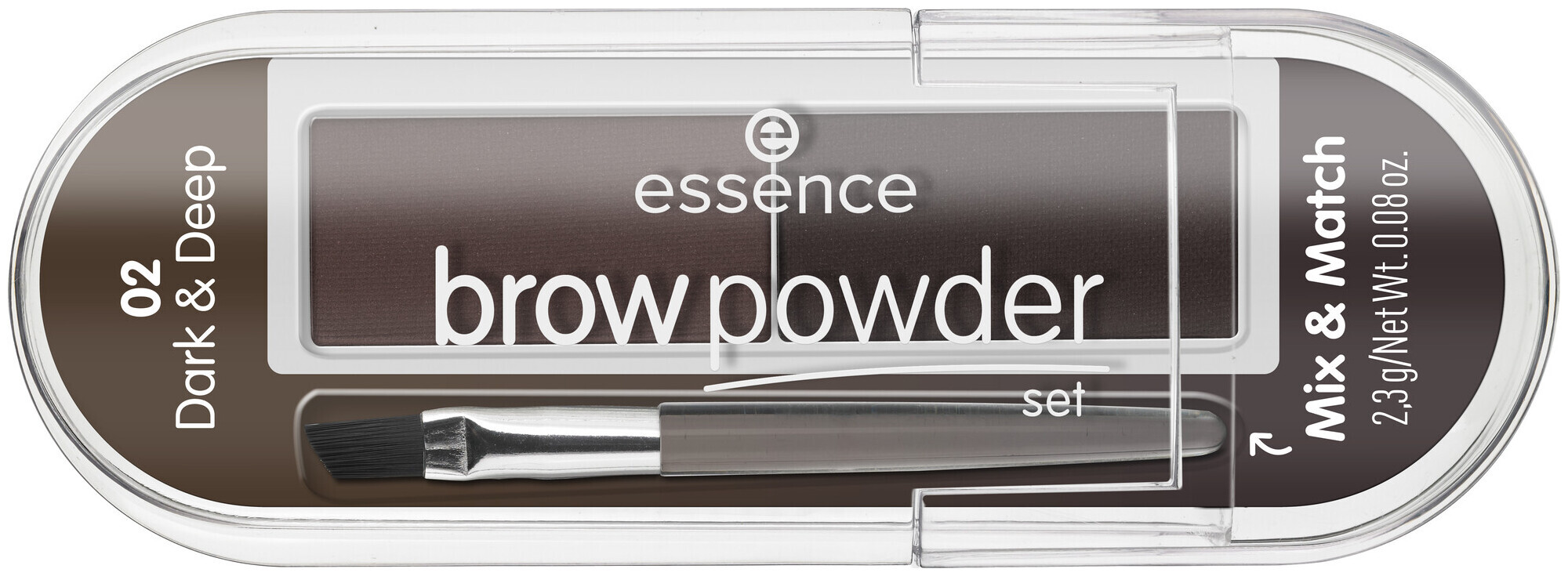 Image of essence brow powder set 02 dark & deep 2.3 g