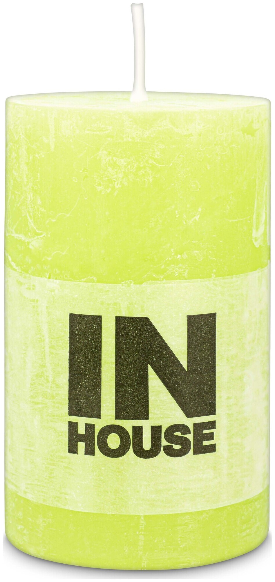 Image of Inhouse Zylinderkerze Rustic 60x100 Limette