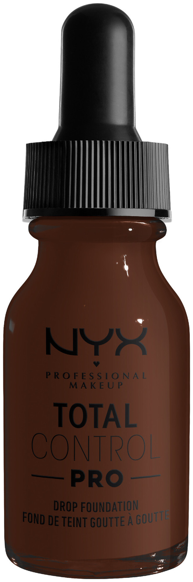 Image of NYX Professional Makeup Total Control Pro Drop Foundation, Ebony