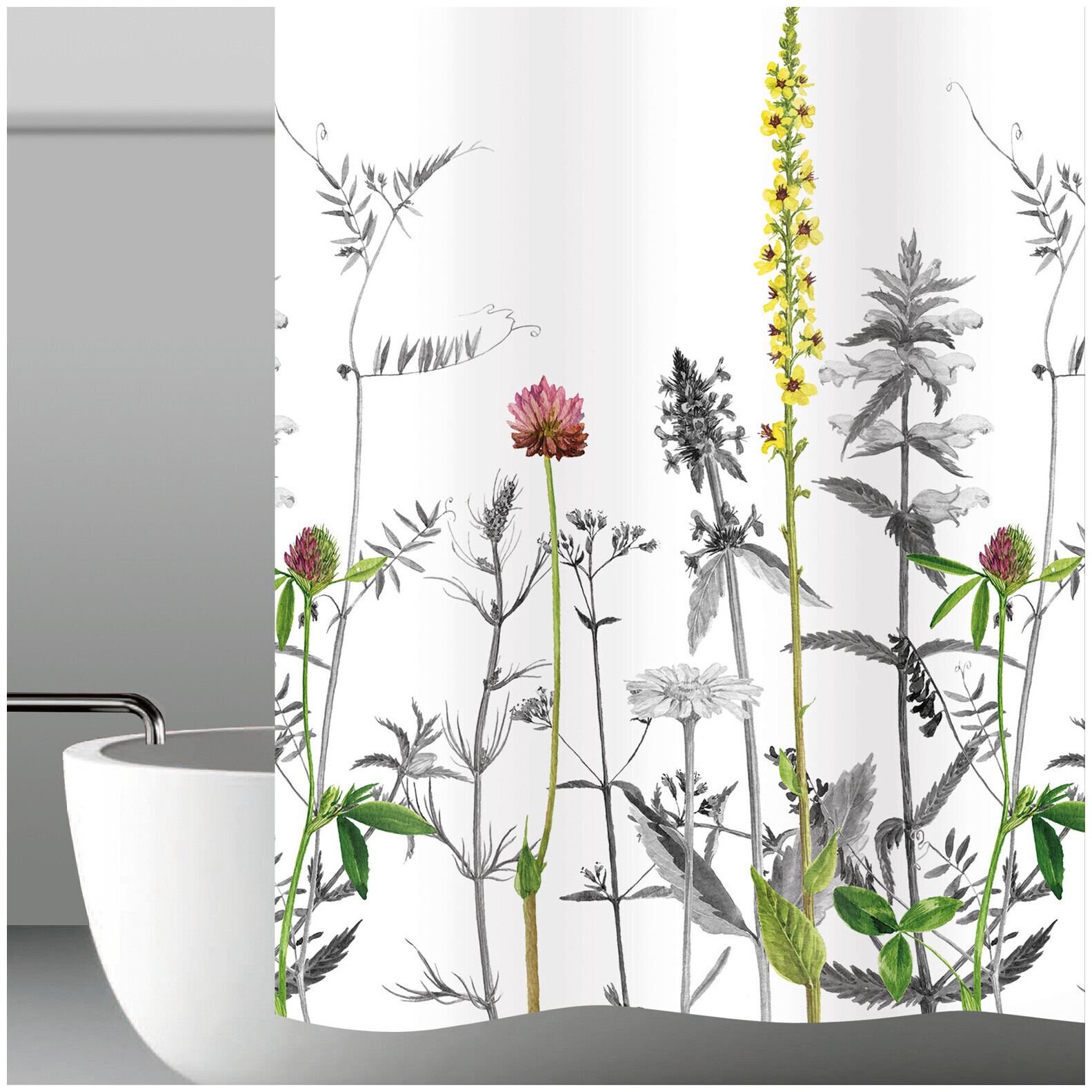 Image of my bath Duschvorhang Meadow ca. 180x180 cm