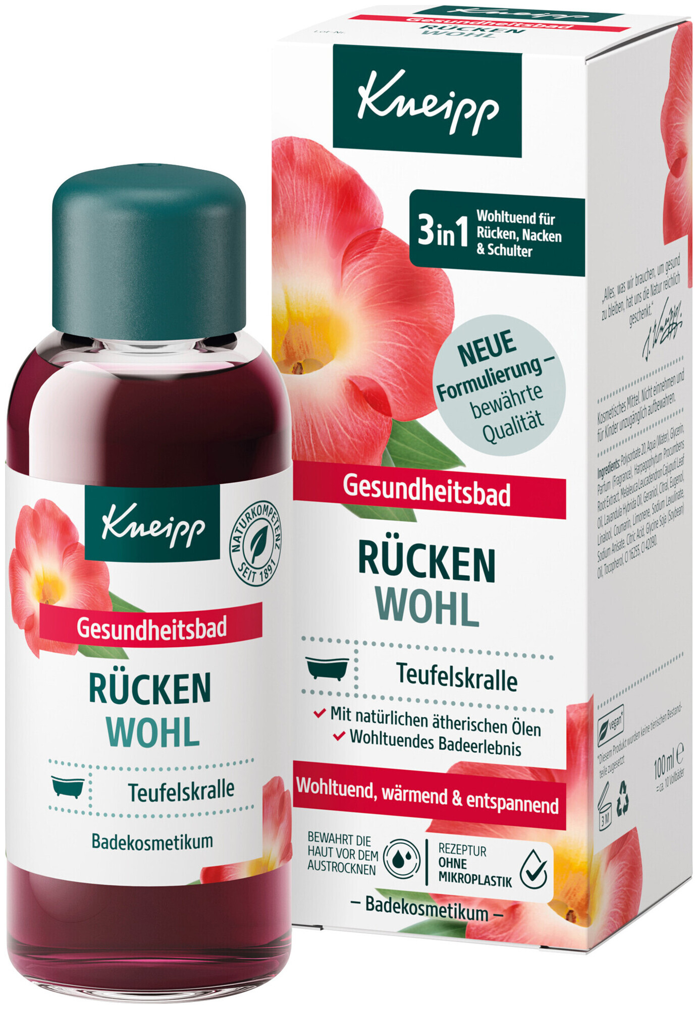 Image of Kneipp Bade-Essenz Rücken wohl