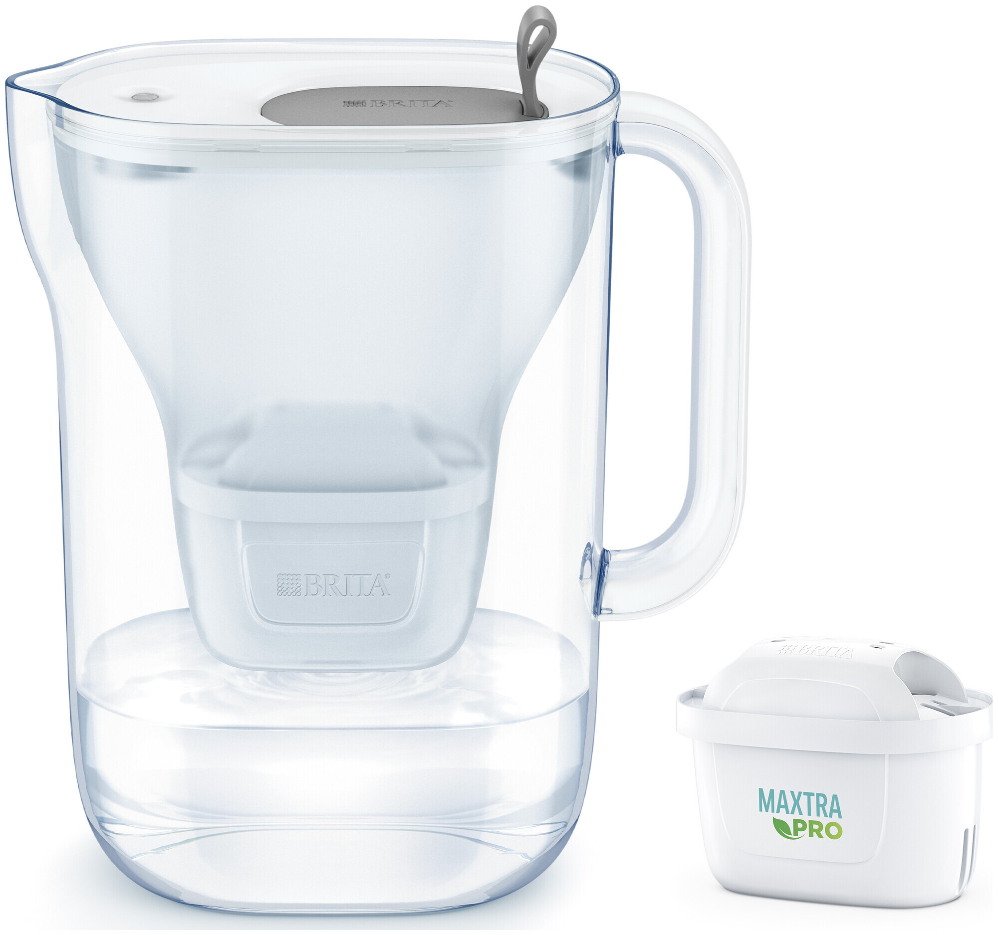 Image of Brita Wasserfilter Style hellgrau 2.4l inkl. 1x Maxtra PRO All-in-1 Kartusche