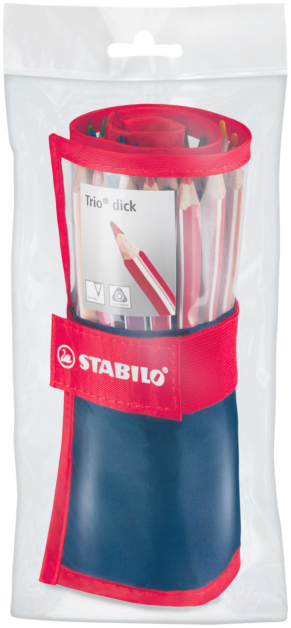 Image of Stabilo Malstift Trio dick 25er Rollerset