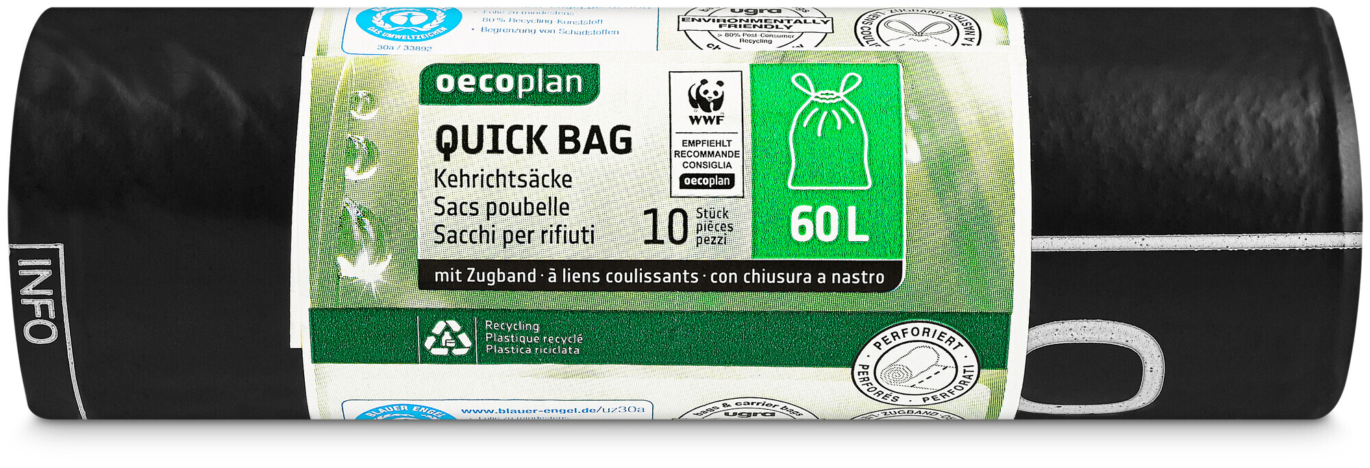 Image of Oecoplan Quick Bag Abfallsack 60L 10 Stück