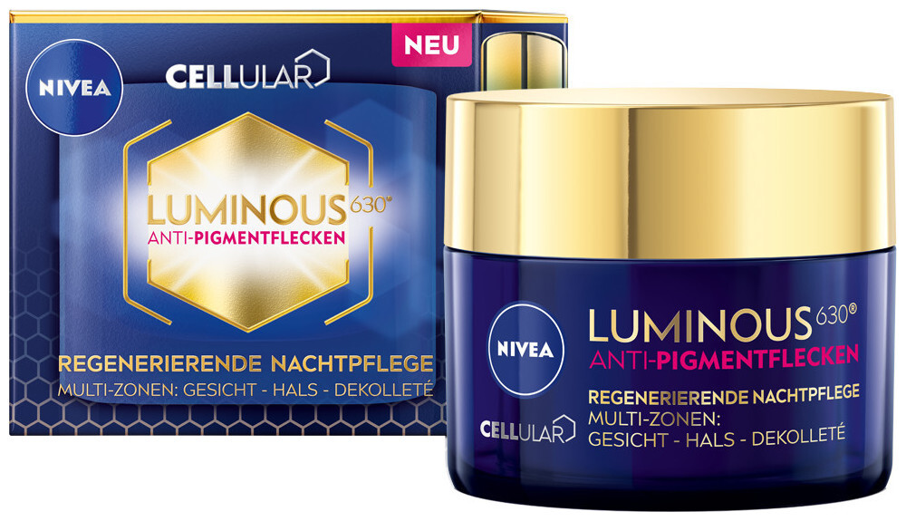 Image of Nivea Cellular Luminous630® Anti-Pigmentflecken Nachtcreme