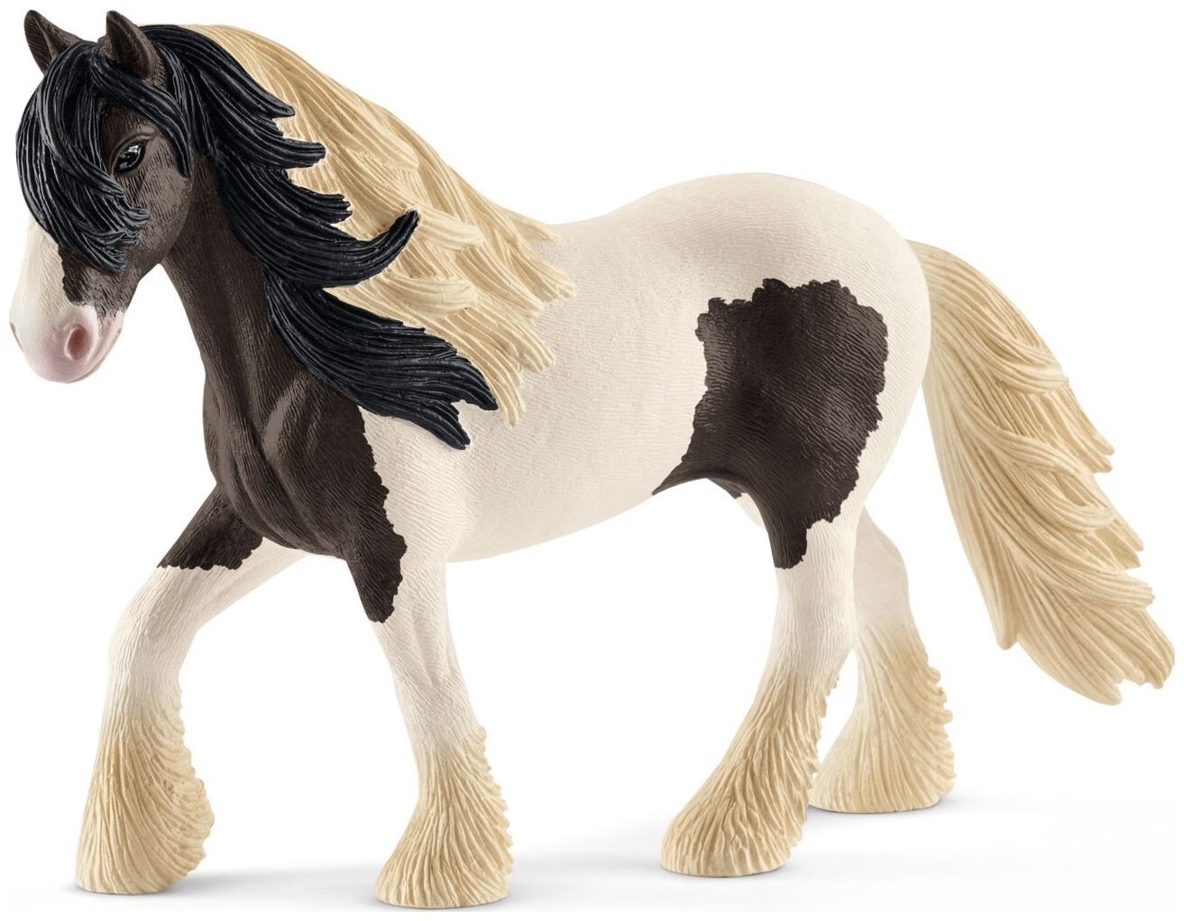 Image of Schleich Horse Club Tinker Hengst (1 Stück, Weiss, Dunkelbraun)