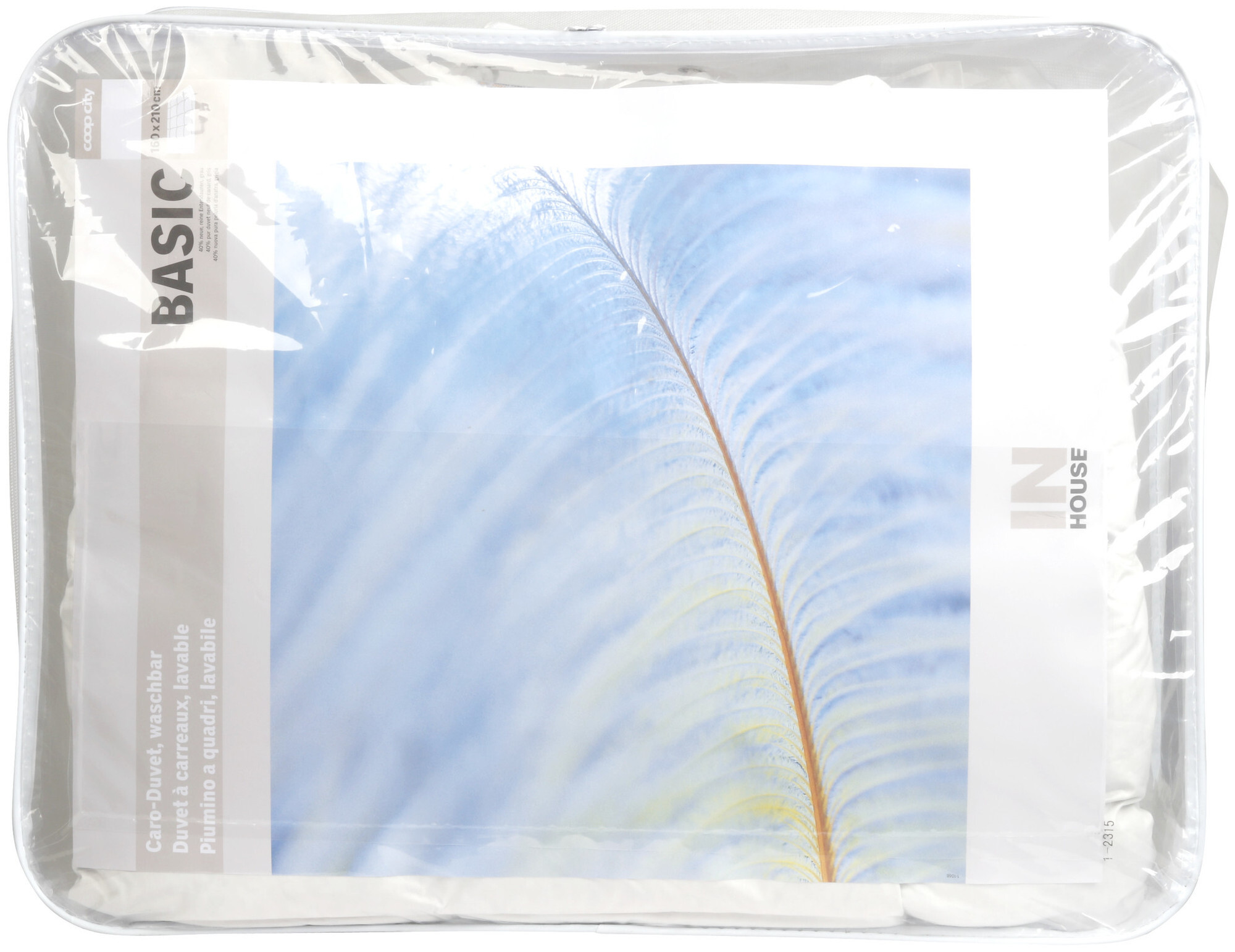 Image of Inhouse Duvet Caro Basic 160x210cm