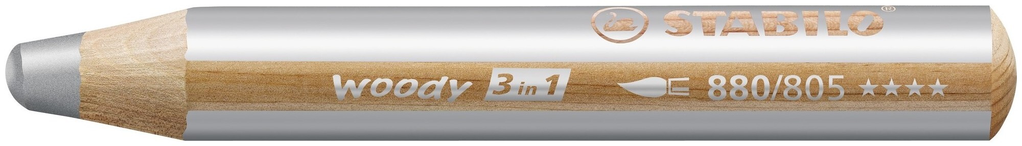 Image of Stabilo Malstift woody 3 in silber
