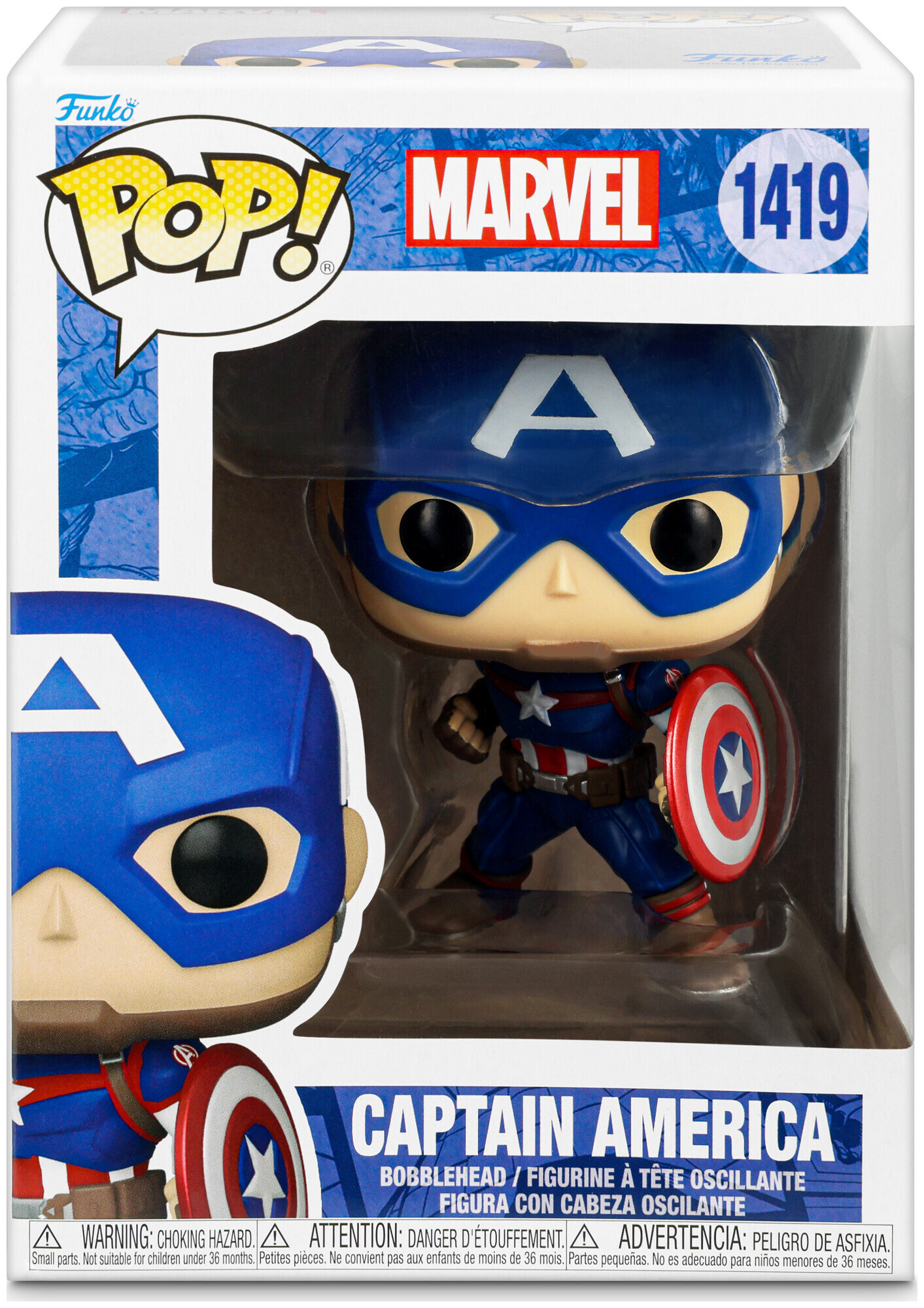 Image of Funko Pop! MarvelCaptain America