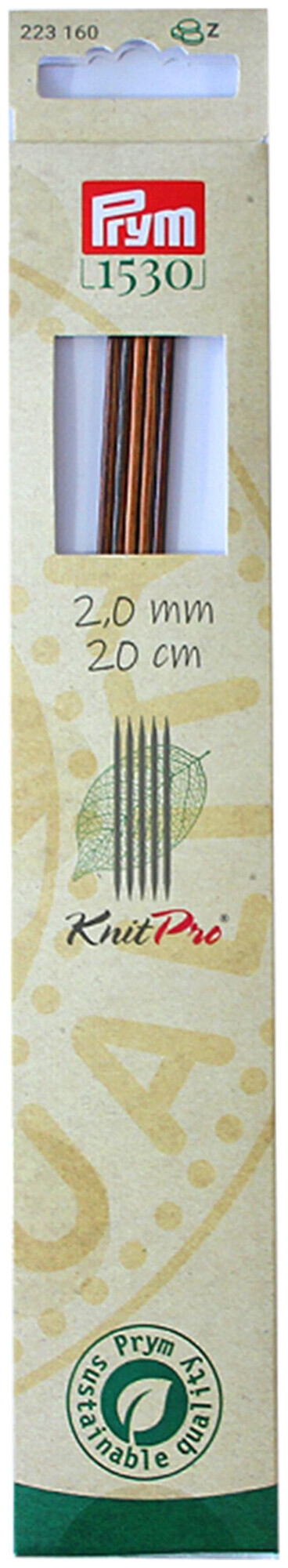 Image of Prym 1530 Strumpfstricknadeln 2.00 mm, 20 cm, Birkenholz