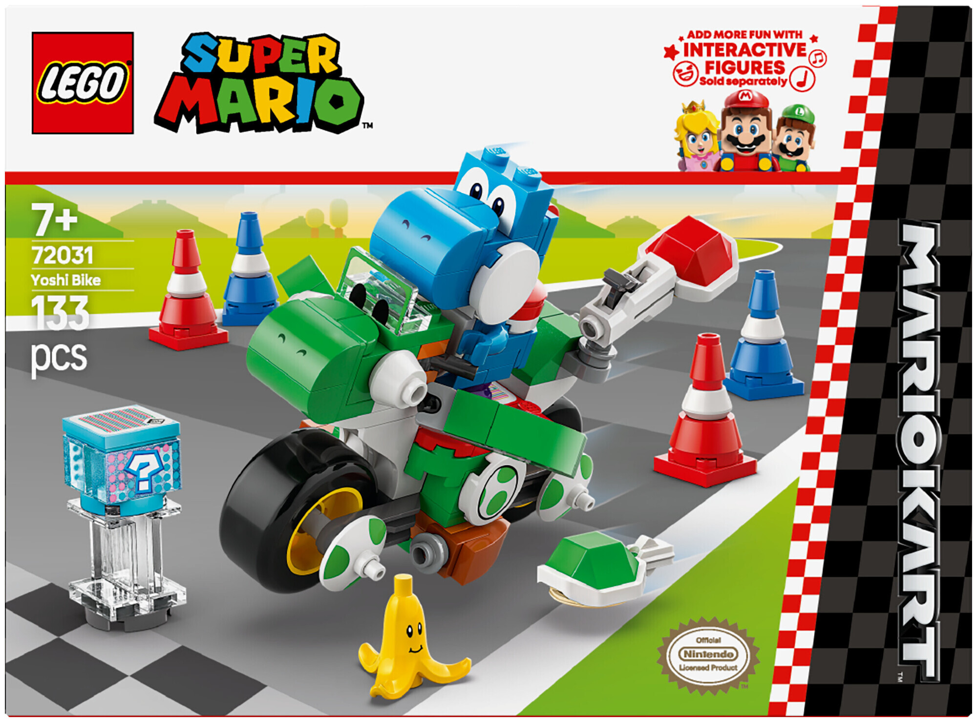 Image of Lego Super Mario Lego® Super Mario 72031 Mario Kart - Yoshi Bike, ab 7 Jahren