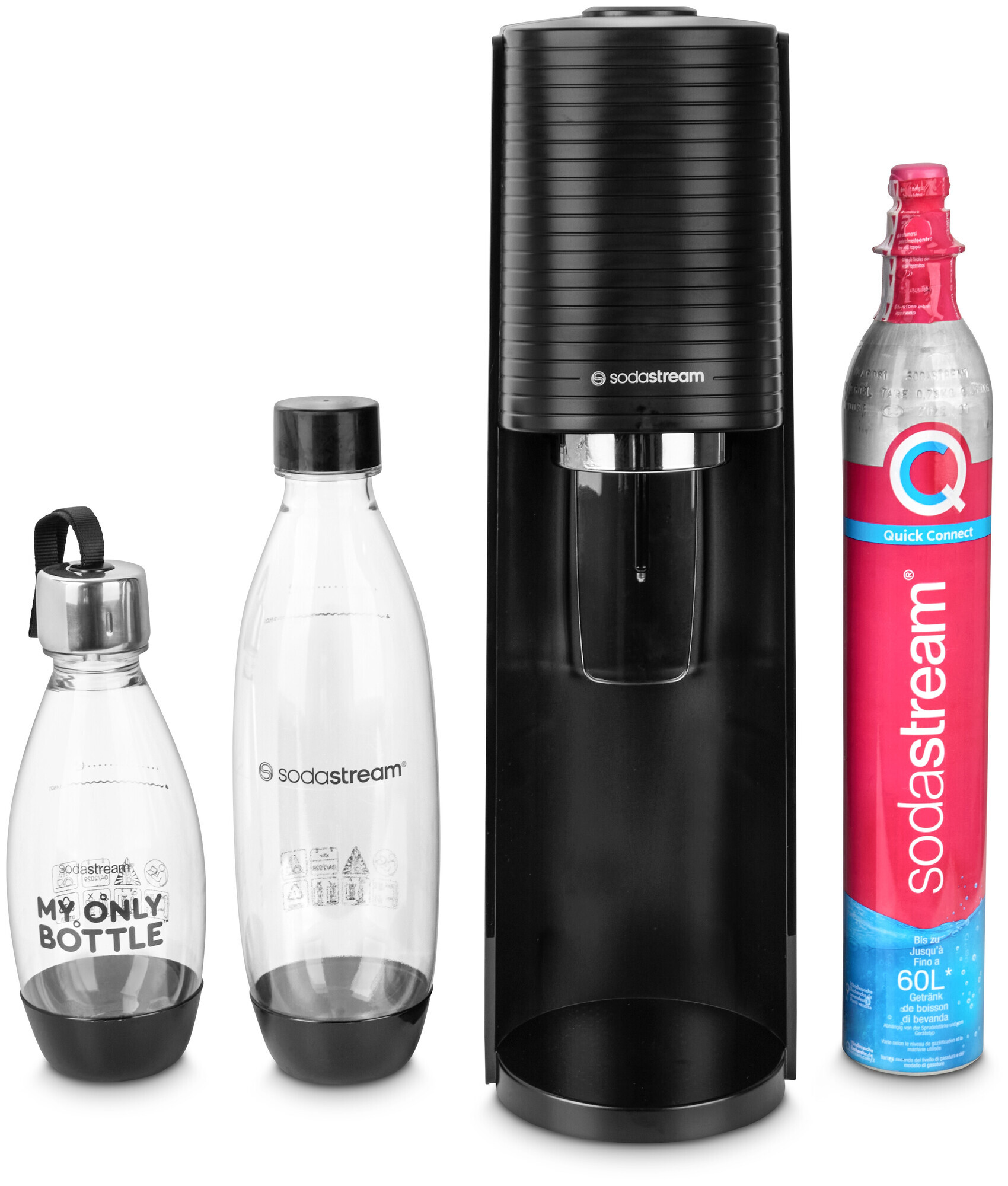 SodaStream Terra Vorteilspack black